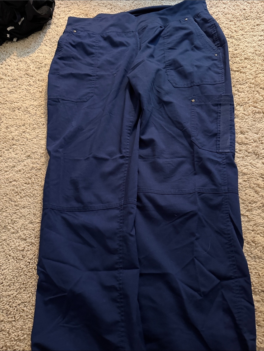 healing hands Navy Women's Cargo Scrub Pants